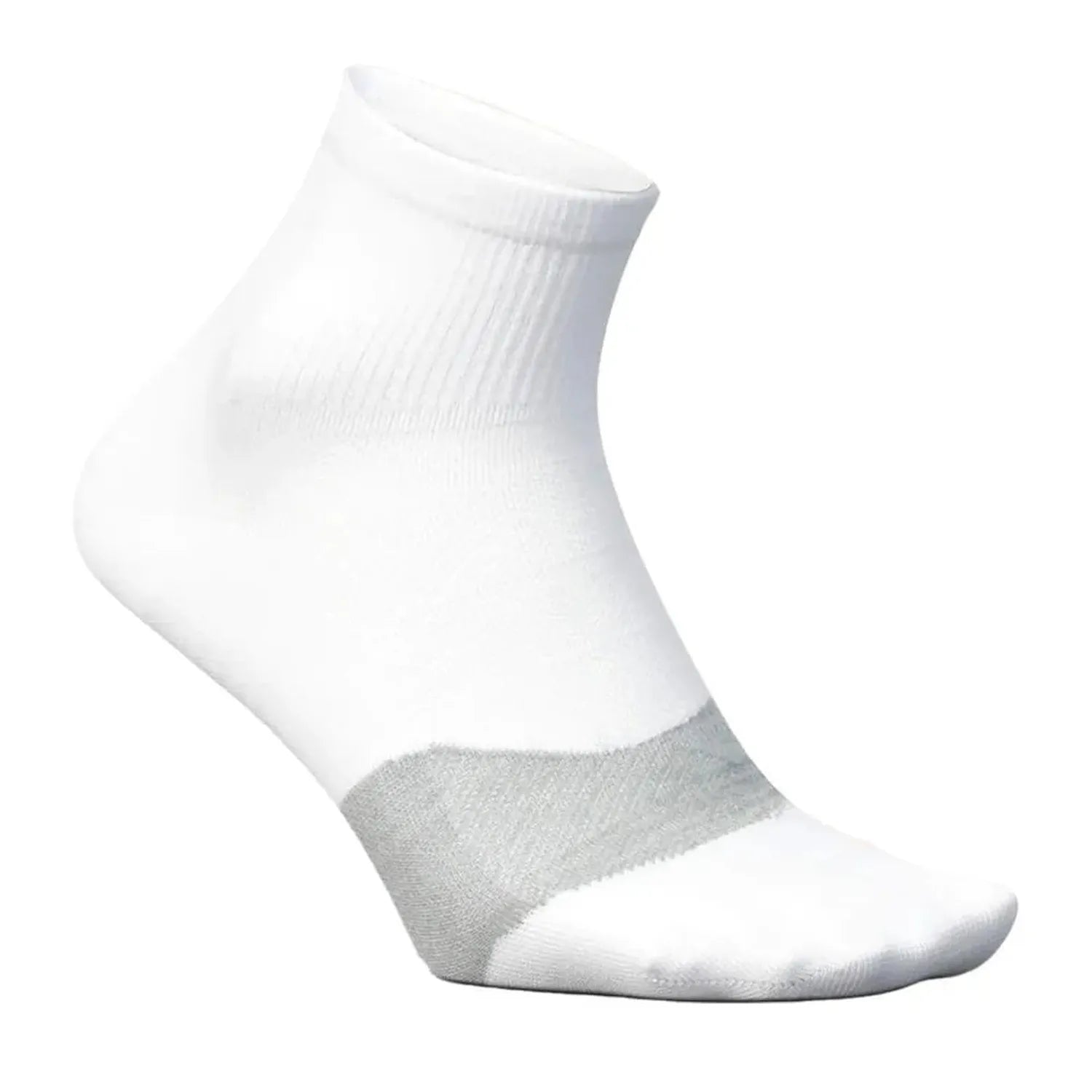 Elite Light Cushion Quarter Tennis Socks-Socks-Feetures-112582-WHITE-L-Tennis Express