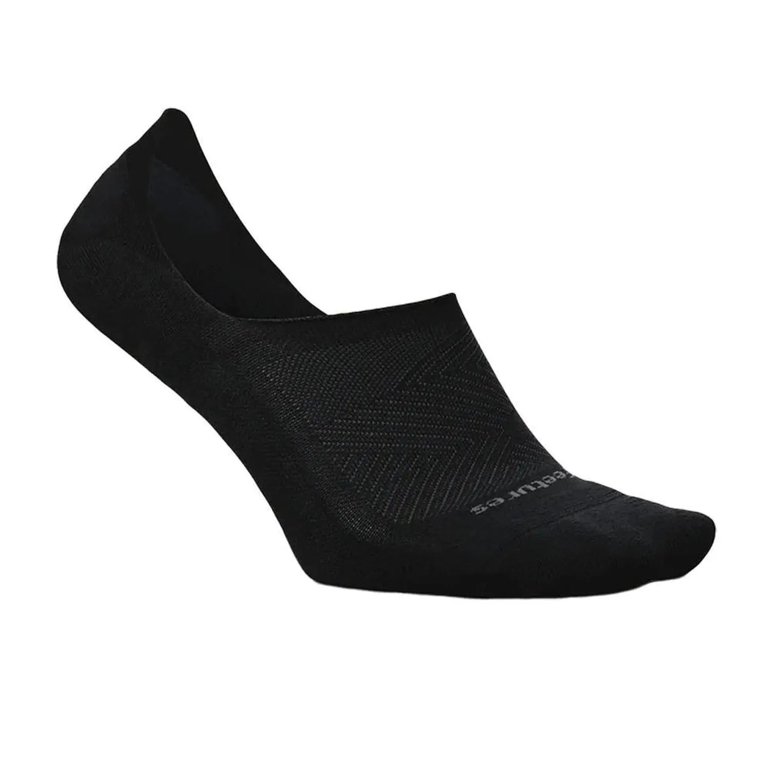 Elite Light Cushion Invisible Tennis Socks-Socks-Feetures-112585-BLACK-L-Tennis Express