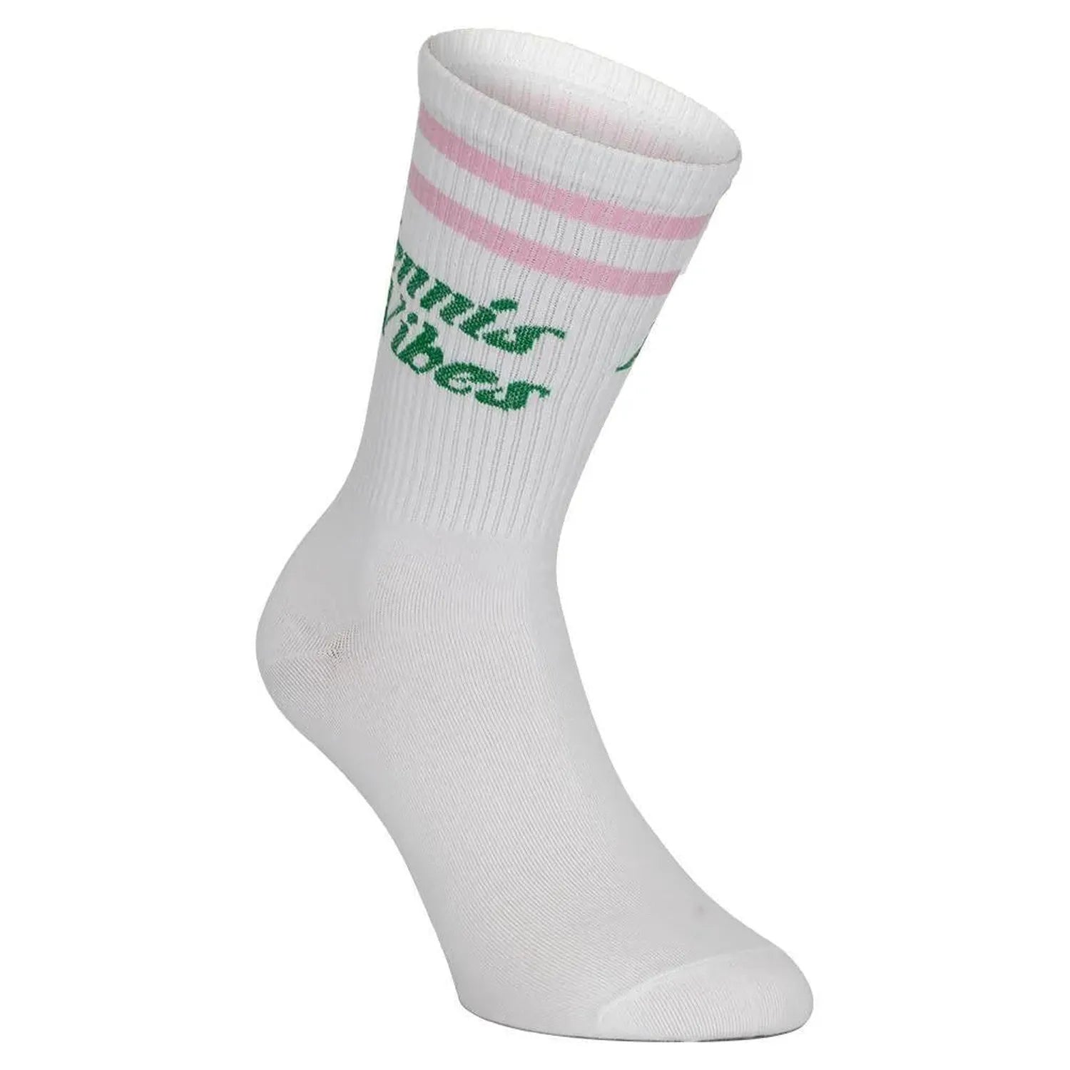 Tennis Vibes Socks Pink and Green-Socks-Runway Athletics-112655-DEFAULT-L-Tennis Express