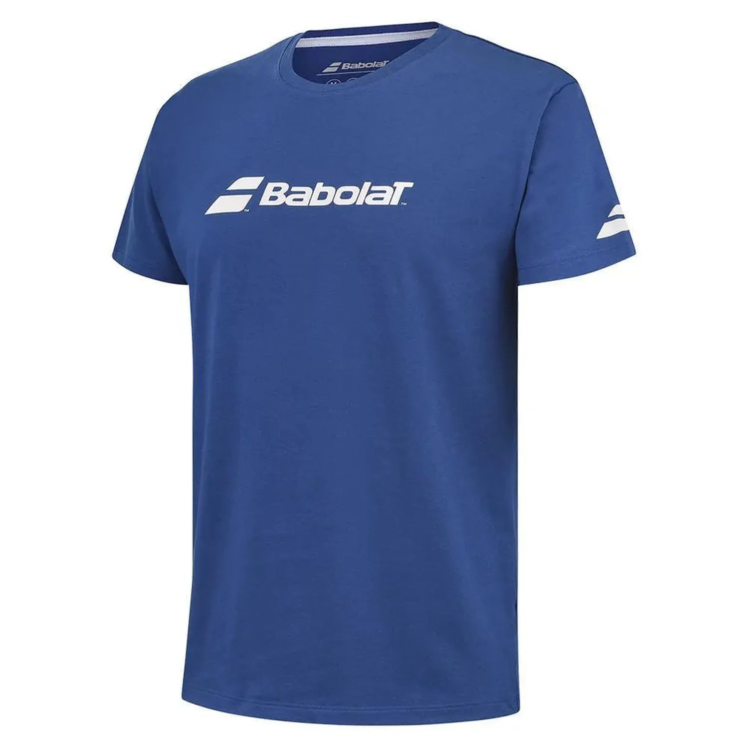Boys' Exercise Babolat Tennis Tee-Apparel-Babolat-112771-4118_SOLIDATE_BLUE-L-Tennis Express