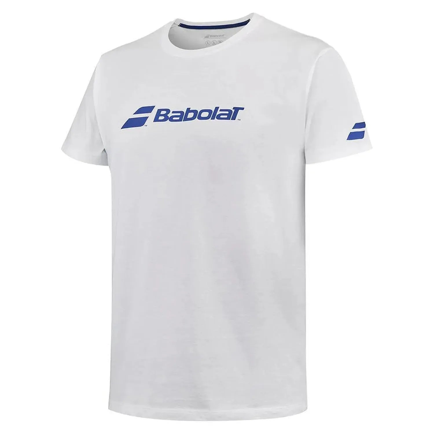 Men's Exercise Babolat Tennis Tee-Apparel-Babolat-112773-1000_WHITE-L-Tennis Express