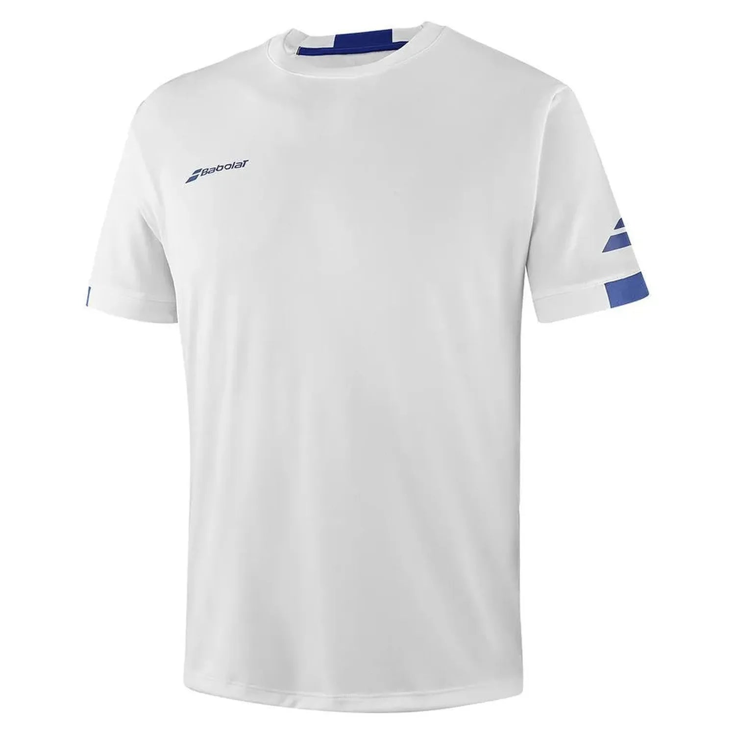 Boys' Play Crew Neck Tennis Top-Apparel-Babolat-112775-1000_WHITE-L-2-[Sku]-Tennis Express