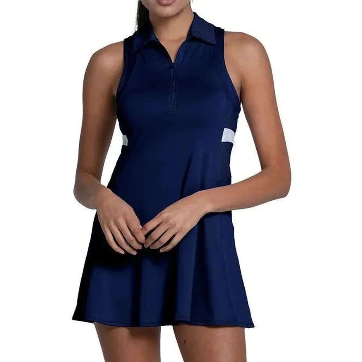 Women's Synergize Tennis Dress Peacoat-Apparel-K-Swiss-113343-DEFAULT-L-Tennis Express
