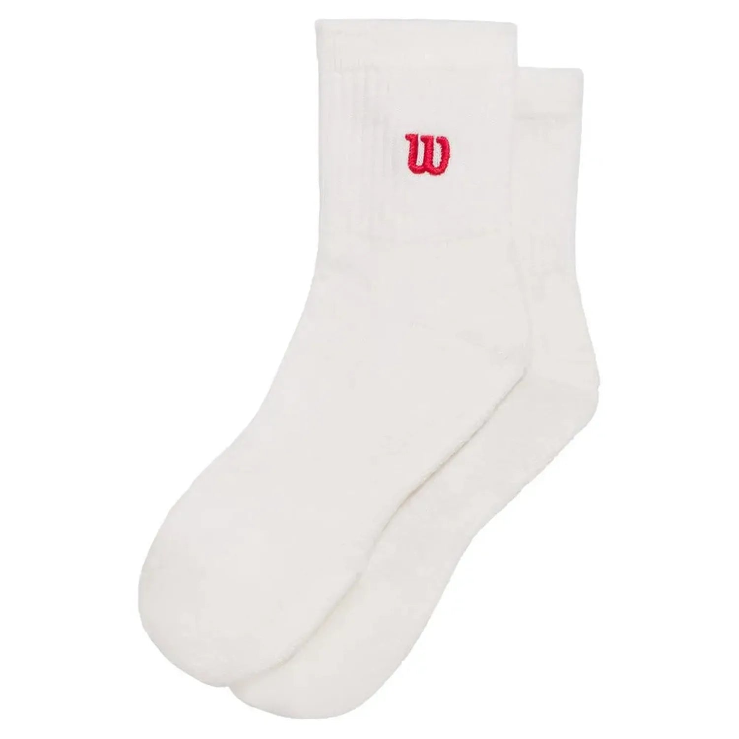 Unisex Quarter-Length Socks-Socks-Wilson-113518-BT_WHITEIFRD-L-Tennis Express