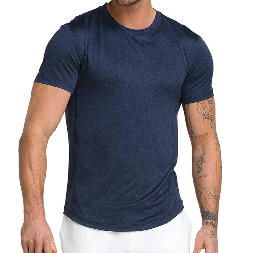 Men's Everyday Performance Tee-Apparel-Wilson-113524-CLASSIC_NAVY-L-Tennis Express