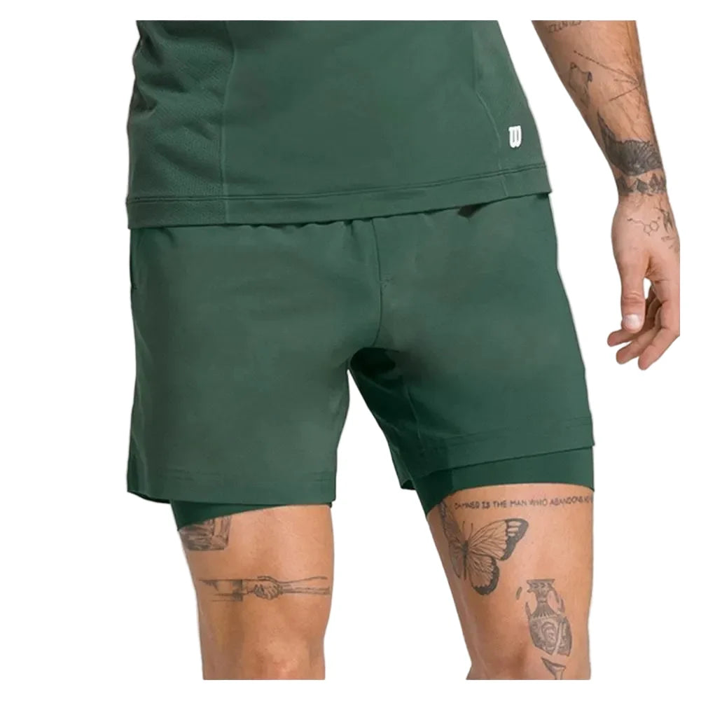 Men's Doubleday 7 Inch Short-Apparel-Wilson-113529-SYCAMORE-L-Tennis Express