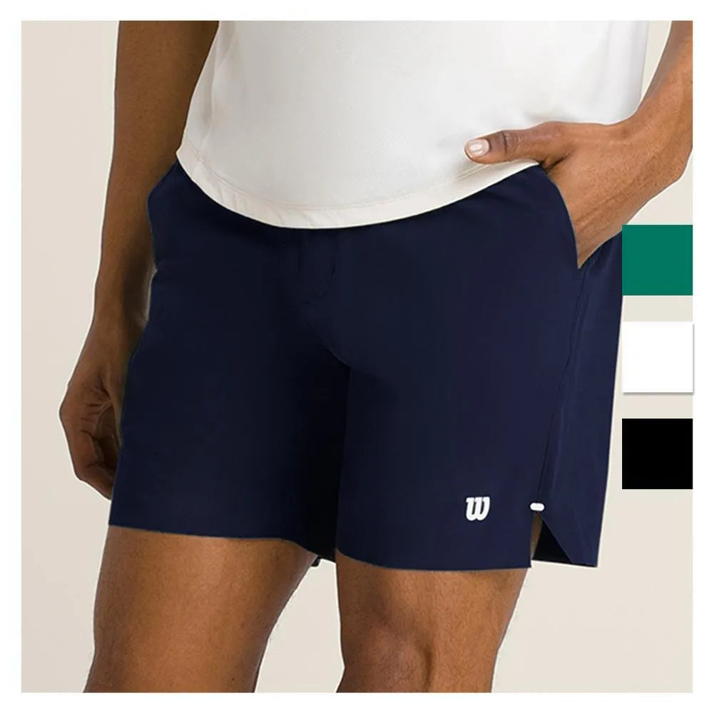 Men's Tournament 7 Inch Tennis Short-Apparel-Wilson-113532-DEFAULT-L-Tennis Express