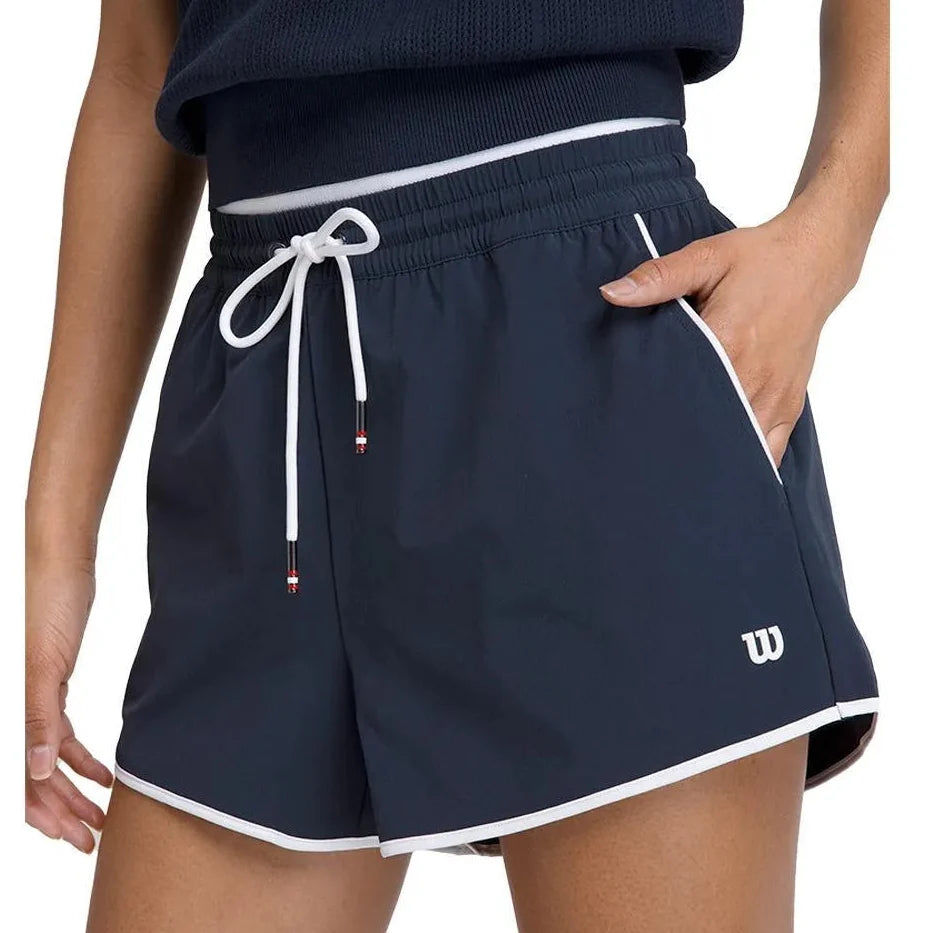 Women's Bowery Court Tennis Short-Apparel-Wilson-113608-CLASSIC_NAVY-L-3-[Sku]-Tennis Express