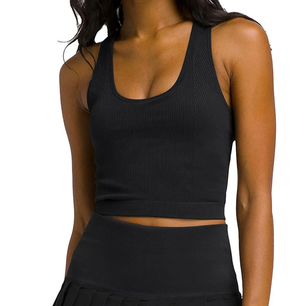 Women's Everyday Brami-Apparel-Wilson-113611-BLACK-L-Tennis Express