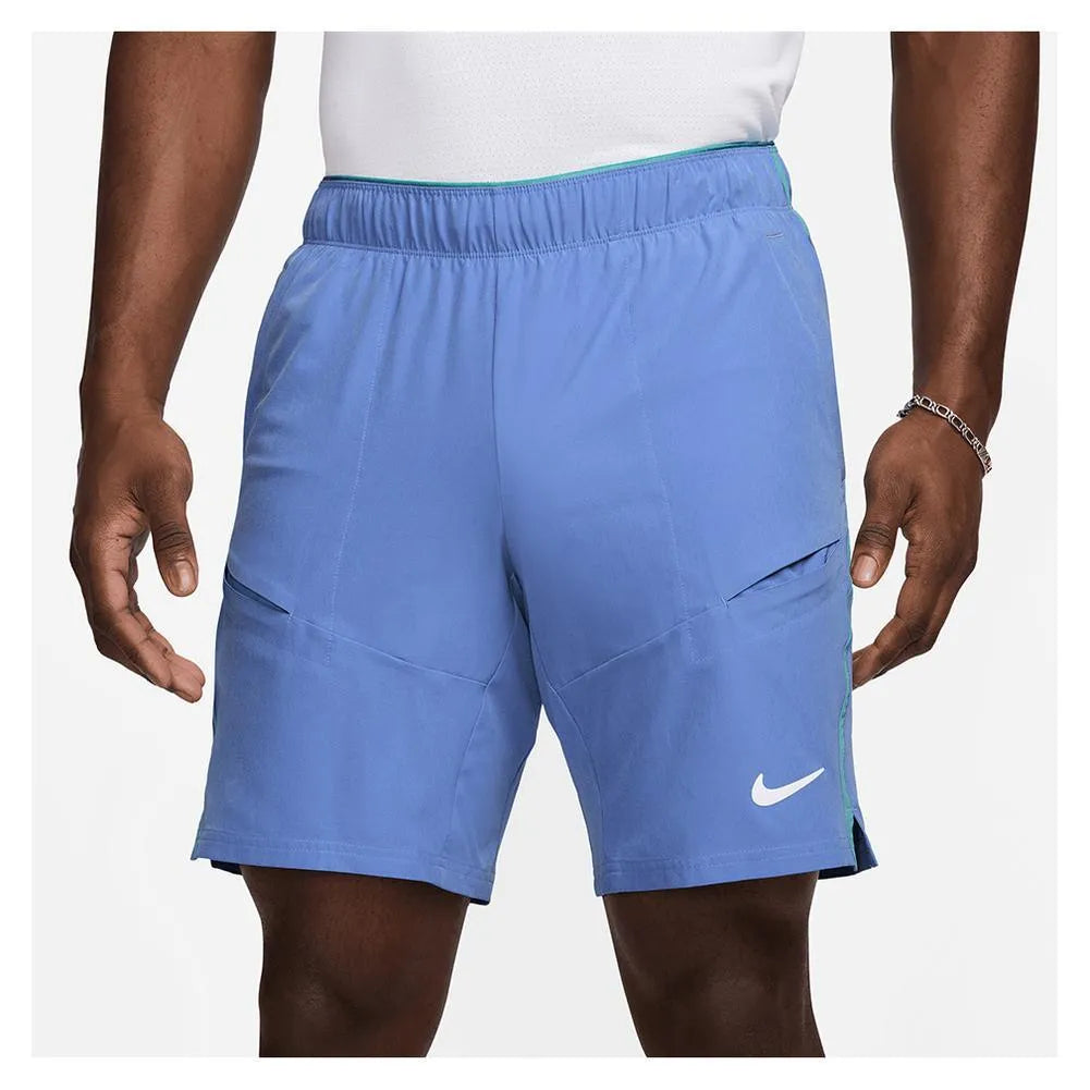 Men's Court Dri-FIT Advantage 9 Inch Tennis Short-Apparel-Nike-113615-494_ROYAL_PULSEGN-L-Tennis Express