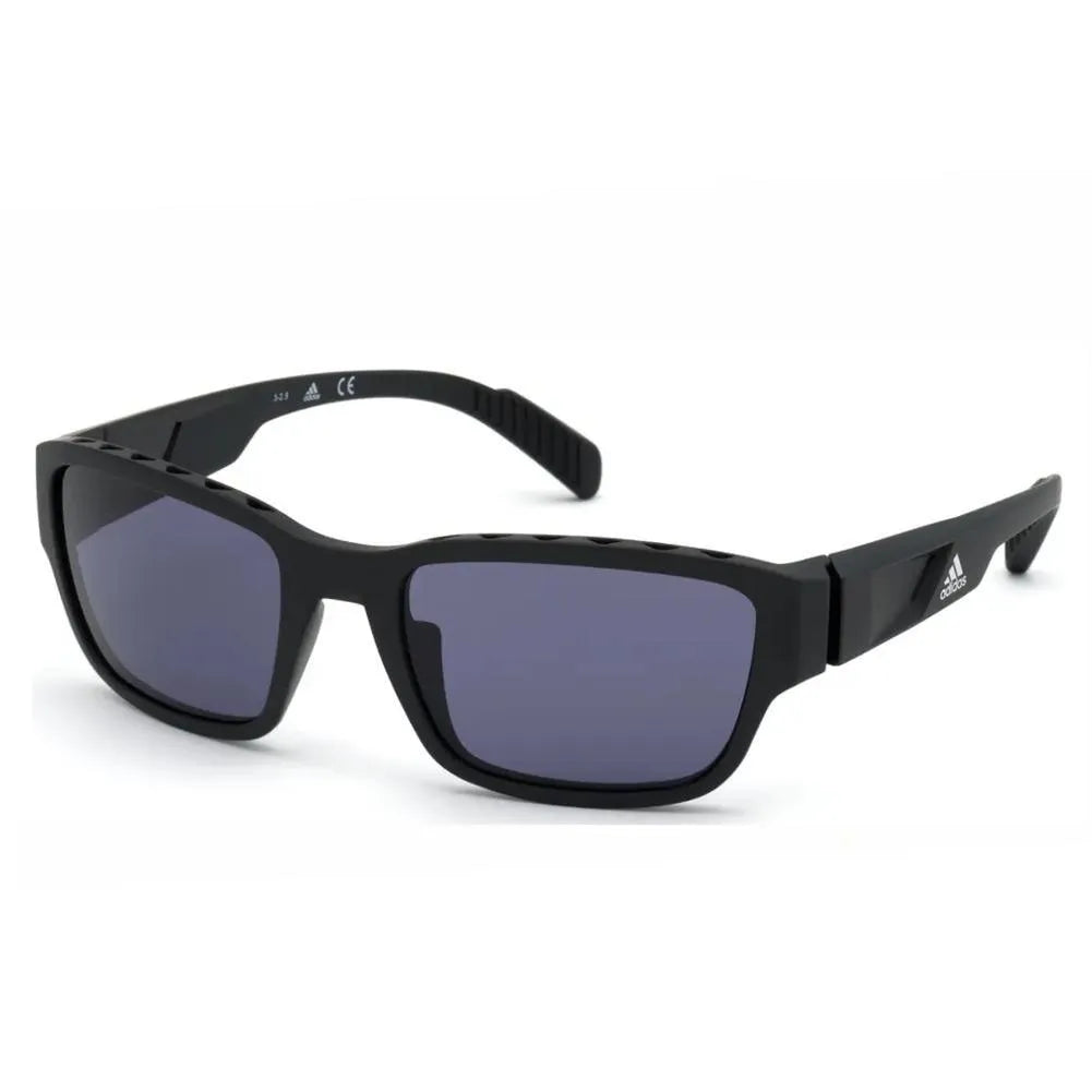 Men's Active Sunglasses Matte Black and Smoke-Accessories-Adidas-113972-DEFAULT-L-1-[Sku]-Tennis Express