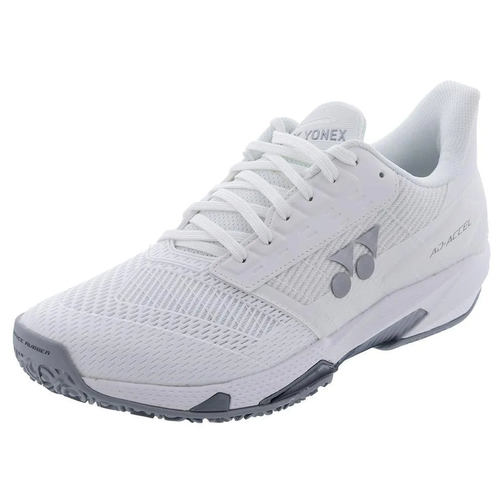 Women's Power Cushion AD-ACCEL Clay Tennis Shoes White-Footwear-Yonex-114055-DEFAULT-L-1-[Sku]-Tennis Express