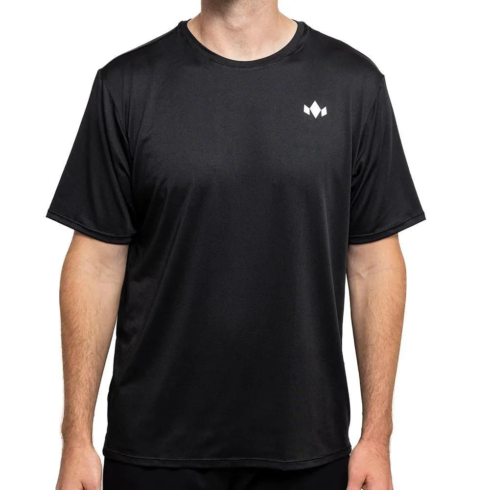 Men's Essential Crew Neck-Apparel-Diadem-114110-BLACK-L-Tennis Express