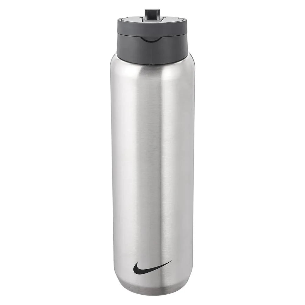 SS Recharge Straw Sports Bottle 24 oz-Accessories-Nike-114201-953_BR_STAINLESS_STL-L-Tennis Express