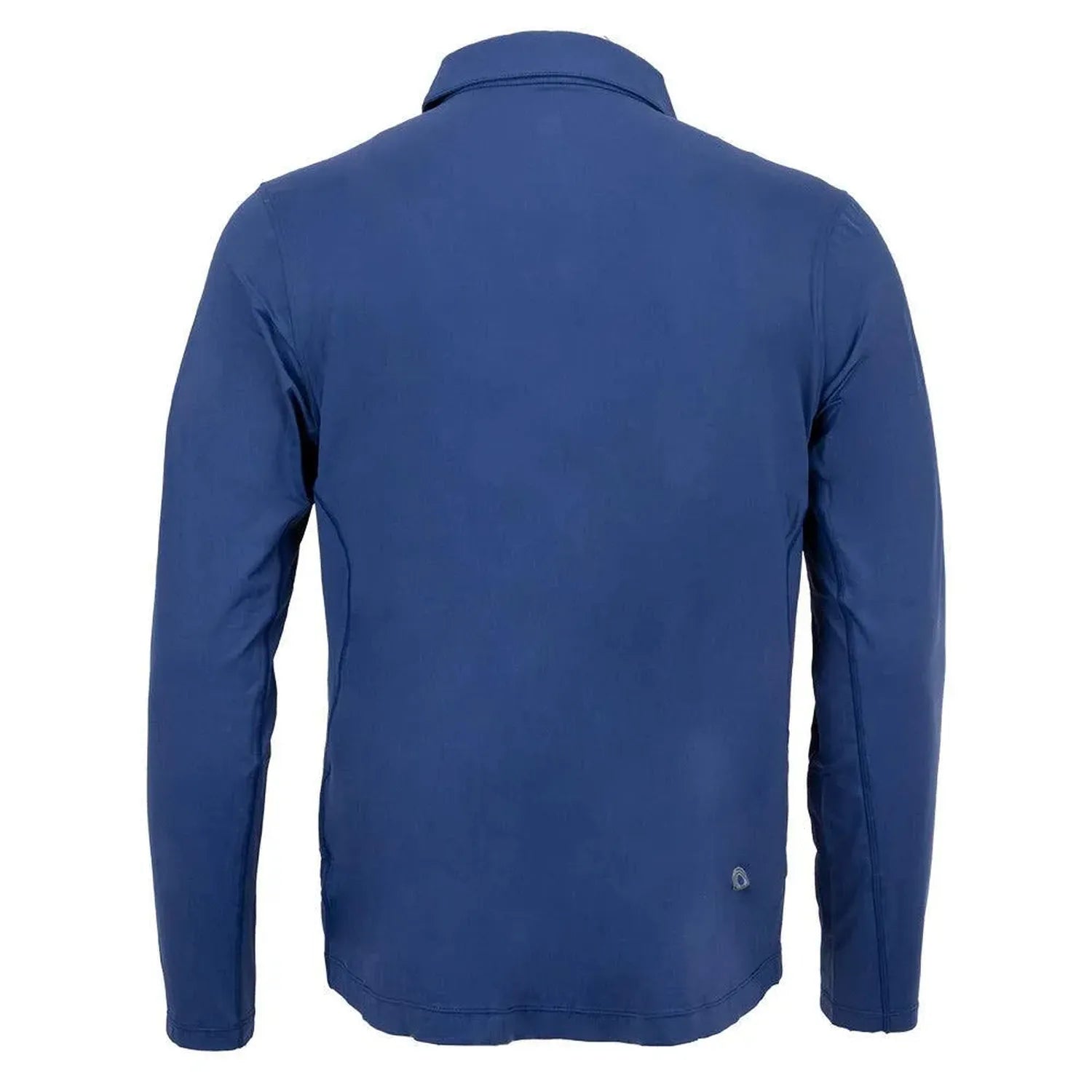 Men's Long Sleeve Tennis Polo-Apparel-BloqUV-12004-Navy-3-Tennis Express