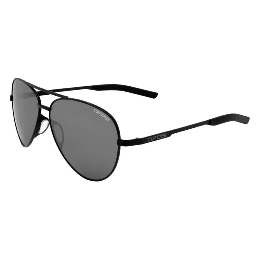 Shwae Sunglasses Satin Black and Smoke Lenses-Accessories-Tifosi-1590-400170-Tennis Express