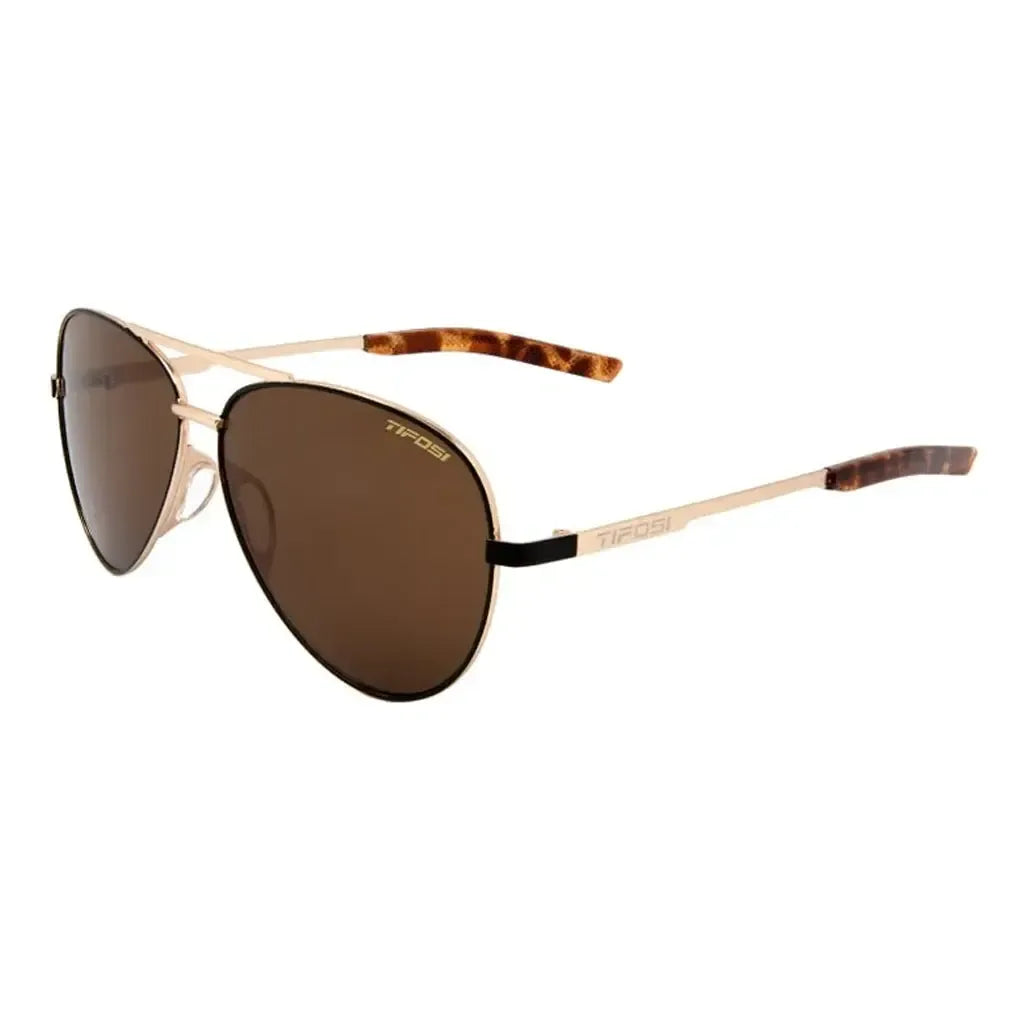 Shwae Sunglasses Midnight Gold and Brown Lenses-Accessories-Tifosi-1590-404471-Tennis Express