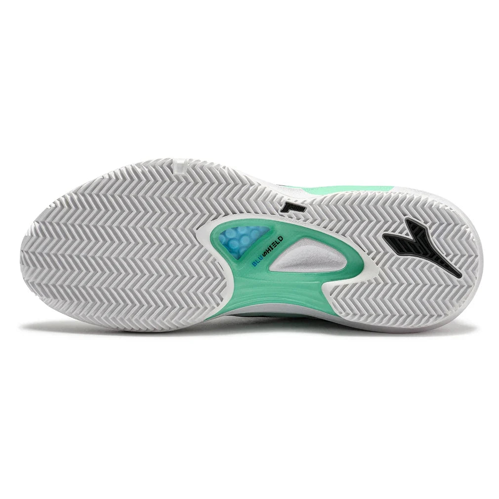 Men's Speed Blushield Fly 5 Clay Tennis Shoes Shaded Spruce and Black-Footwear-Diadora-182742-C0267-4-Tennis Express