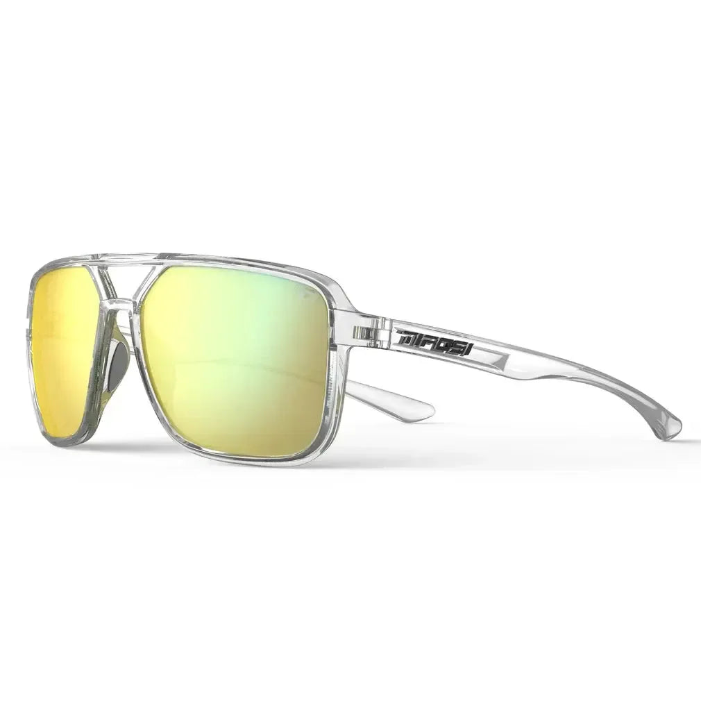 Salto Sunglasses Crystal Clear and Smoke Yellow Mirror Lenses-Accessories-Tifosi-1870-405374-2-Tennis Express