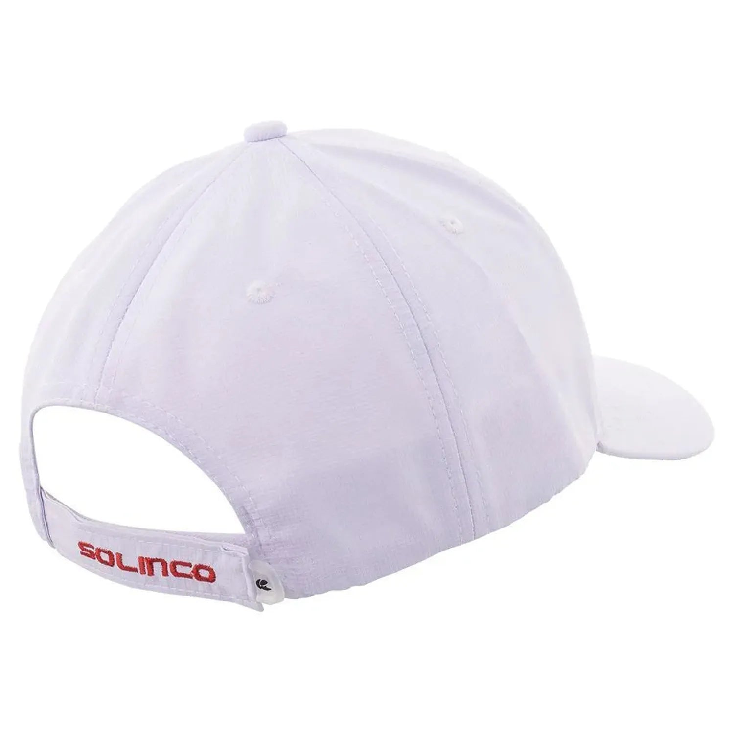 All Court Performance Cap White and Red-Apparel-Solinco-192053401-Tennis Express
