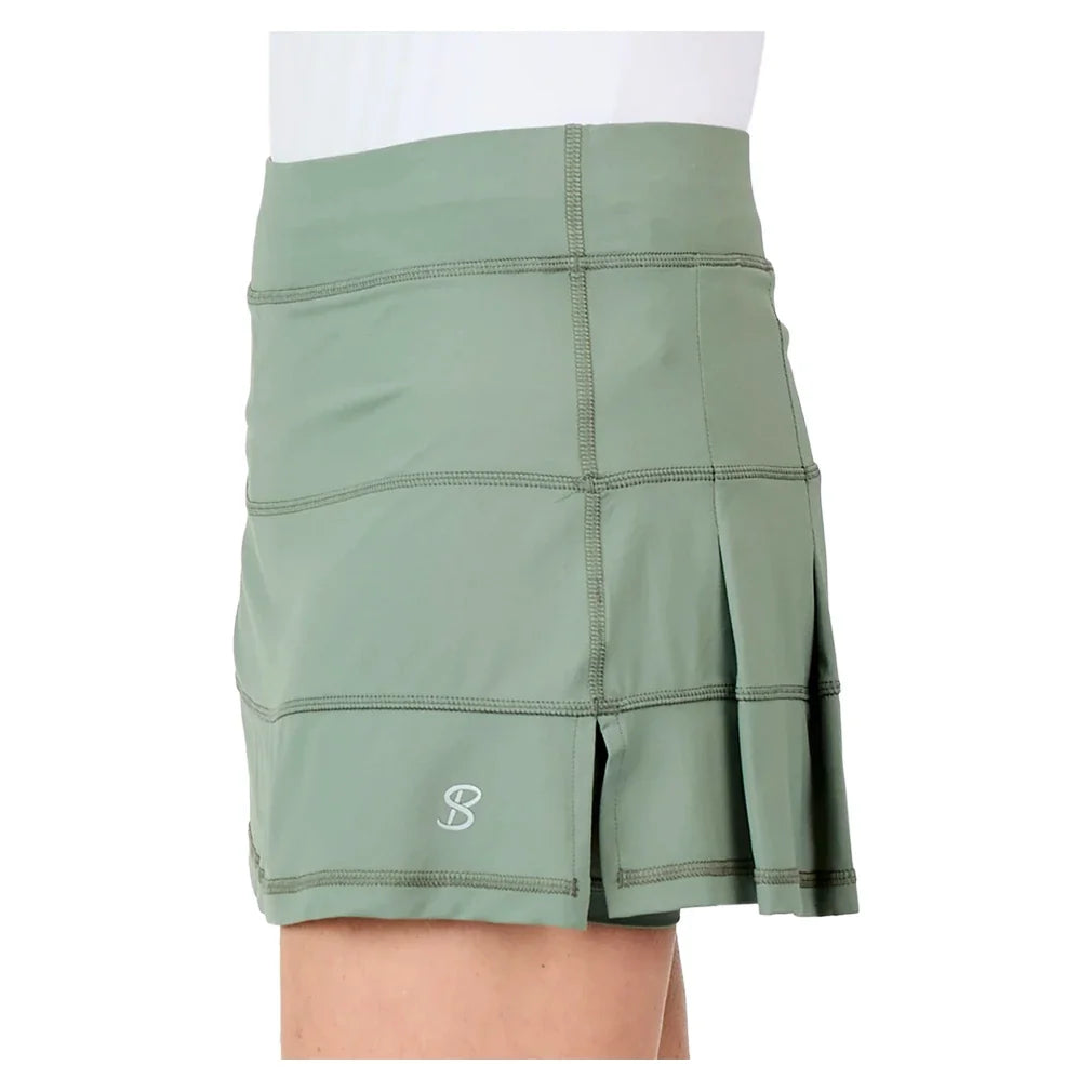 Women's UV Colors 13 Inch Tennis Skort Army,Apparel,Sofibella,,,Tennis Express,1957ARM-B-1_669f6e61-ba19-4a1c-a22d-98da66c42359