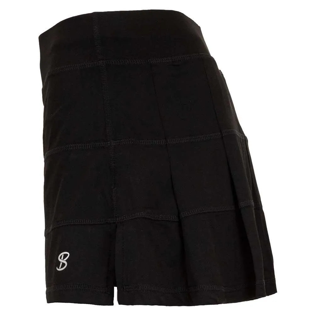 Women's UV Colors 13 Inch Tennis Skort Black-Apparel-Sofibella-1957BLK-S22-3-Tennis Express