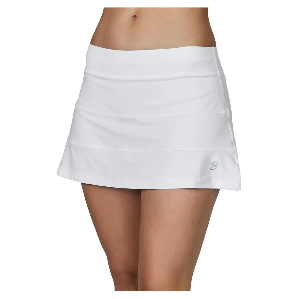 Women's UV Colors 13 Inch Tennis Skort White-Apparel-Sofibella-1957WHT-S22-4-Tennis Express