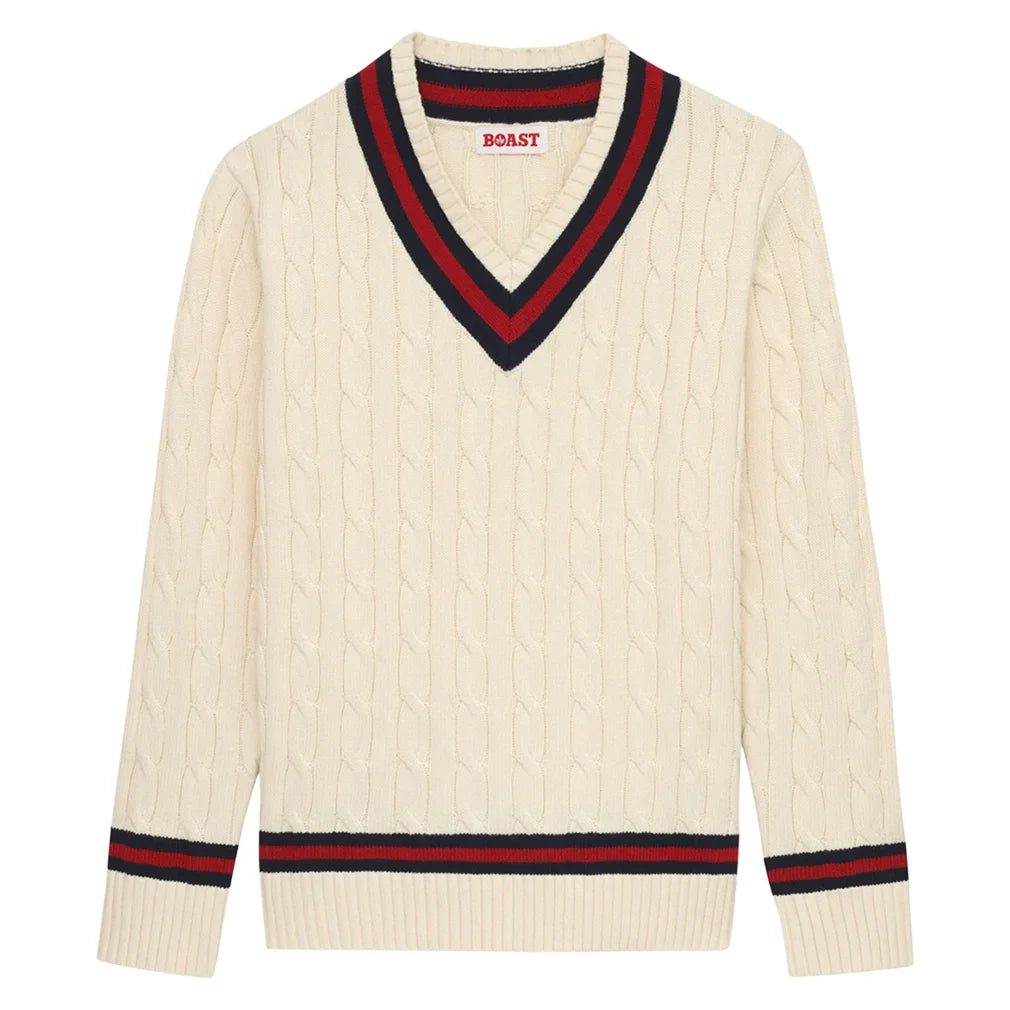 Men's Cable Knit Tennis Sweater-Apparel-Boast-1K2300-709354Tennis Express