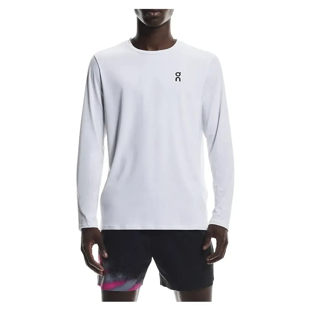 Men's Court Long Sleeve Tennis Top White-Apparel-On-1ME123001081ME12300108-F25-Tennis Express