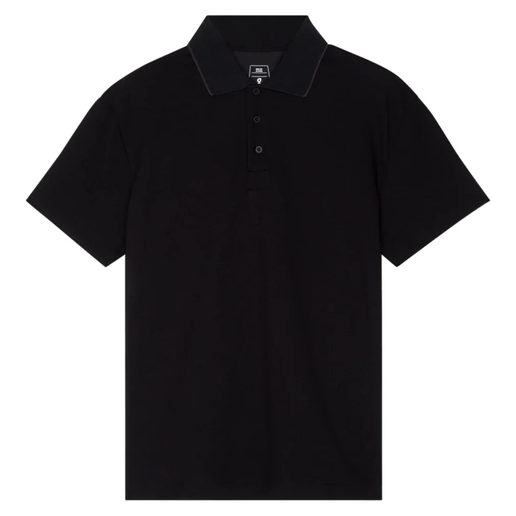 Men's Courtside Tennis Polo-Apparel-On-1MF30390106-Black-Tennis Express