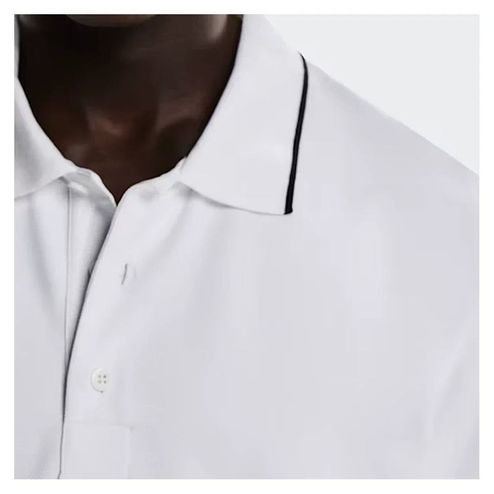 Men's Courtside Tennis Polo All White,Apparel,On,,,Tennis Express,1MF30390108-F26-2