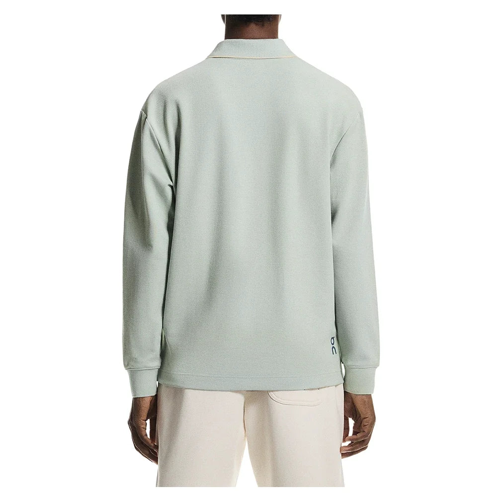 Men's Courtside Long Sleeve Tennis Polo Mineral-Apparel-On-, [current_file_name-Tennis Express