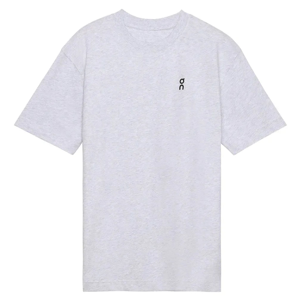 Men's Club Court Tennis Top Heather Gray and Pink-Apparel-On-1MF30594431-F25-Tennis Express
