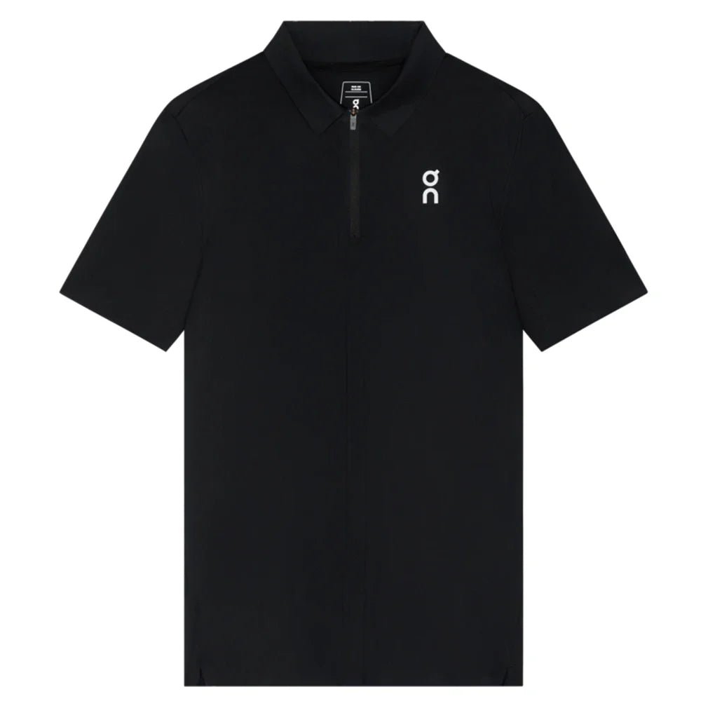 Men's Court Tennis Polo-Apparel-On-1MG10160-Black-Tennis Express