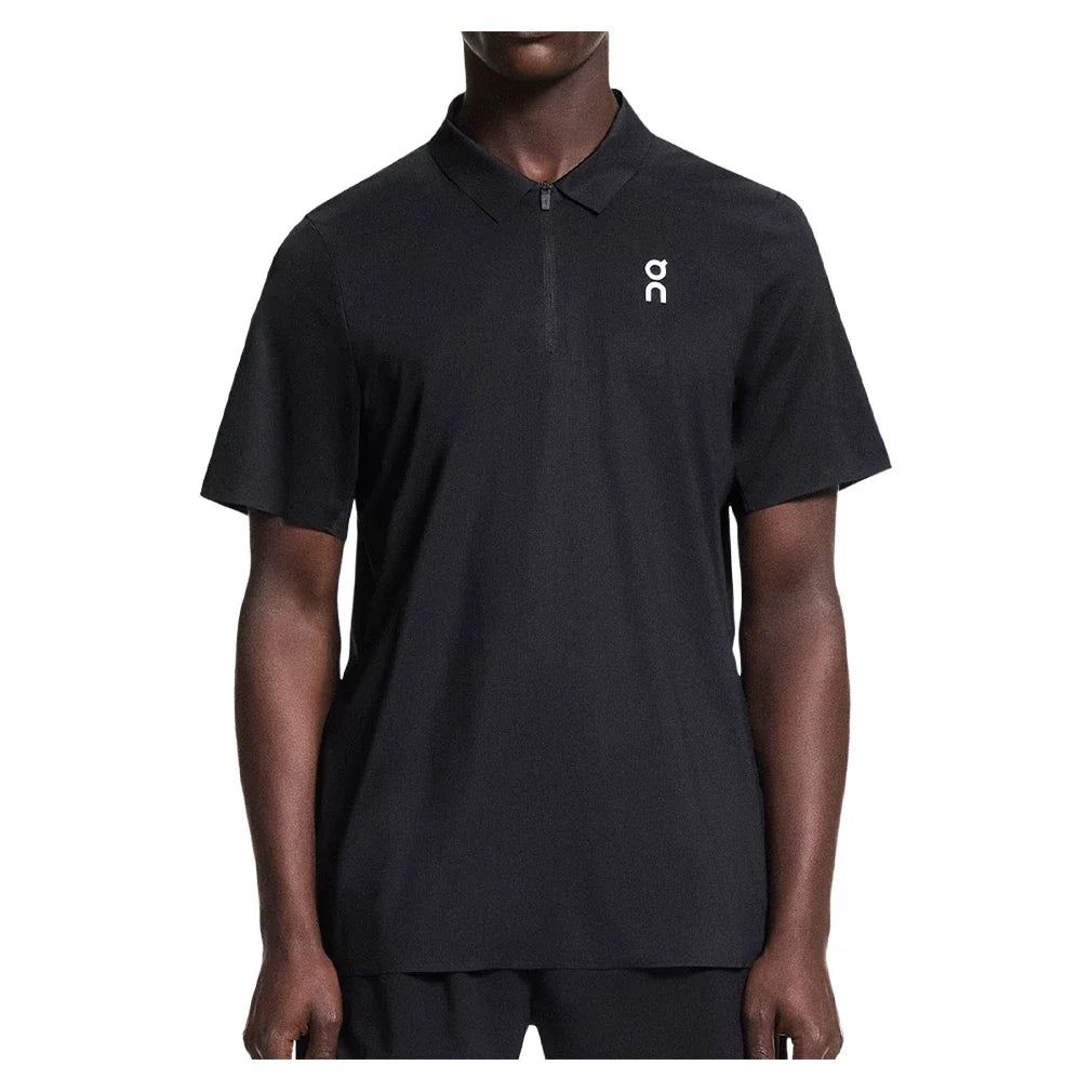 Men's Court Tennis Polo,Apparel,On,553 Black,XS,Tennis Express,1MG10160_black