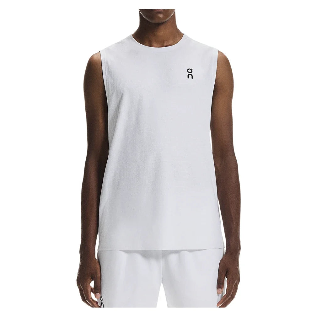 Men's Court Tennis Tank-Apparel-On-0069 White-XS, [current_file_name-Tennis Express