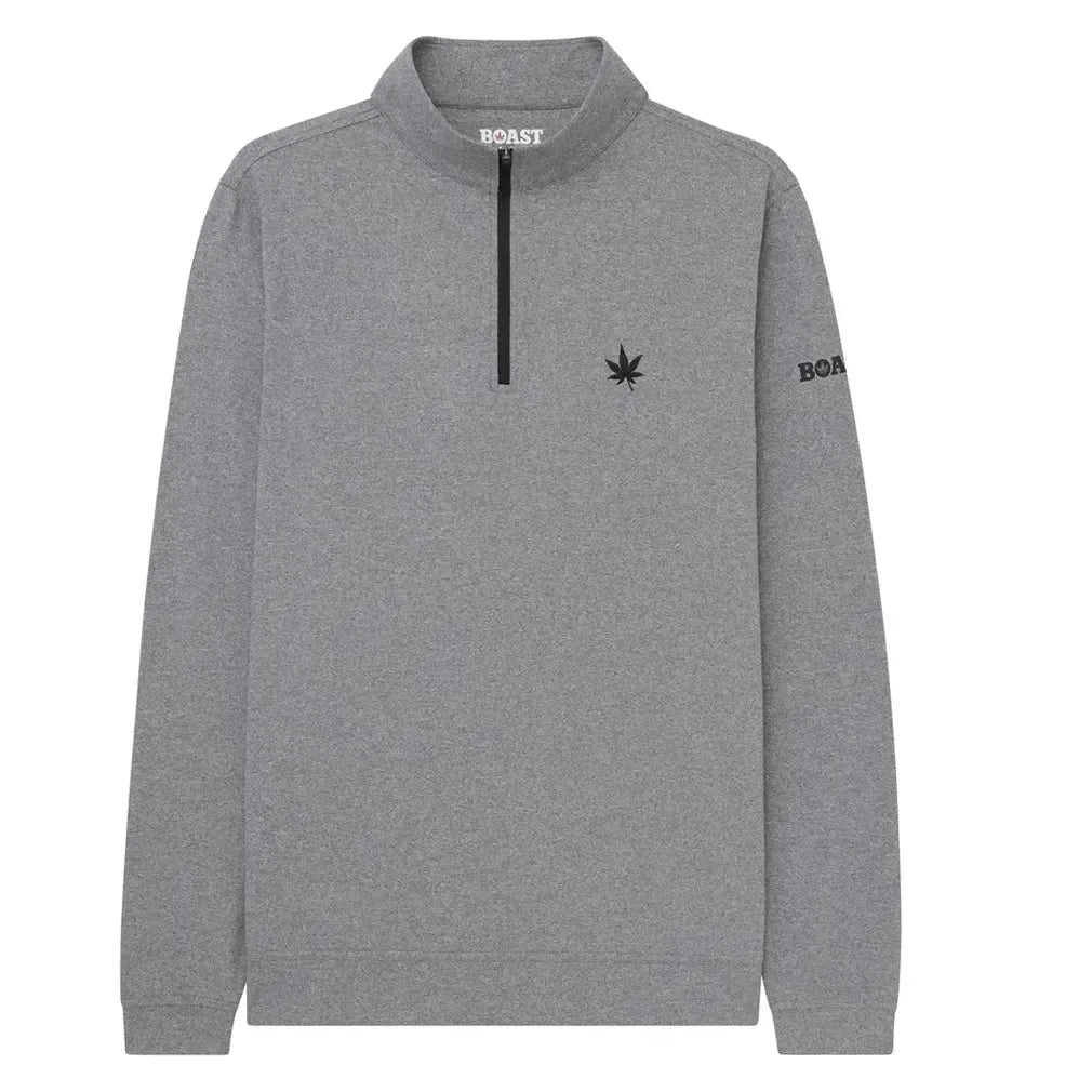 Men's Greenwich Sport 1/4 Zip-Apparel-Boast-1Q2002-Gray-Tennis Express