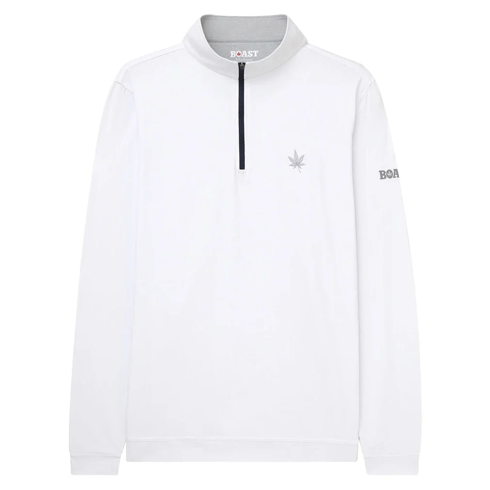 Men's Greenwich Sport 1/4 Zip-Apparel-Boast-White-S, [current_file_name-Tennis Express