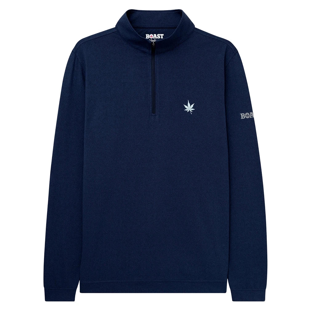 Men's Greenwich Sport 1/4 Zip-Apparel-Boast-Navy Heather-S, [current_file_name-Tennis Express