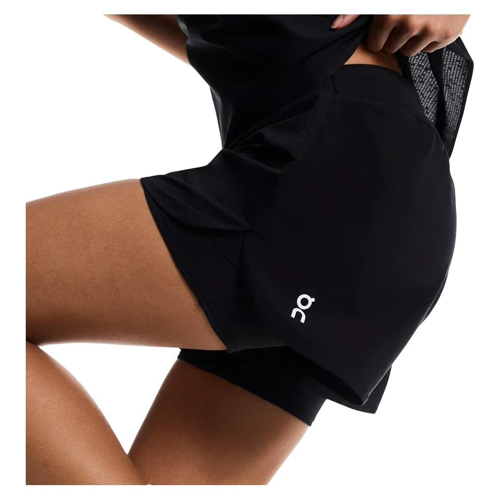 Women's 3 Inch Court 2-in-1 Tennis Short,Apparel,On,,,Tennis Express,1WG10220-black1