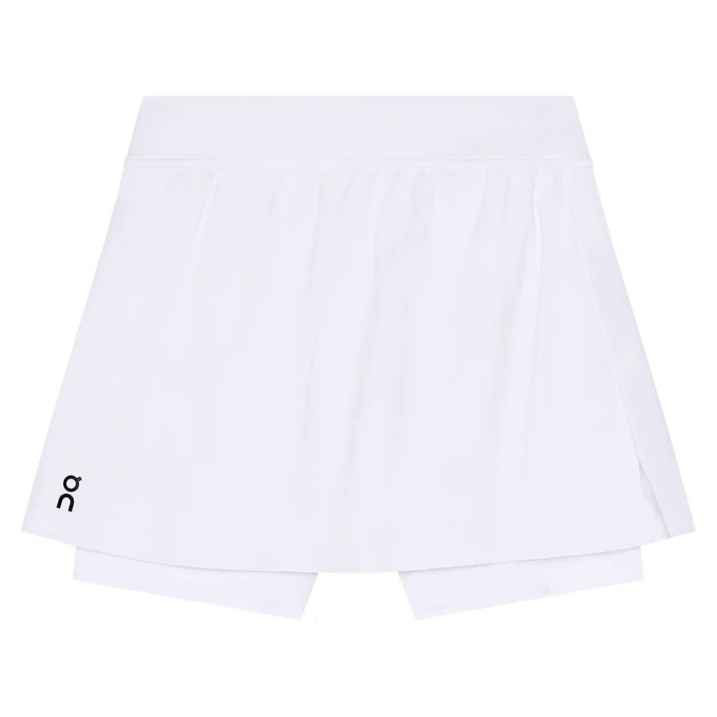 Women's Court Split Tennis Skirt White-Apparel-On-White-XS, [current_file_name-Tennis Express