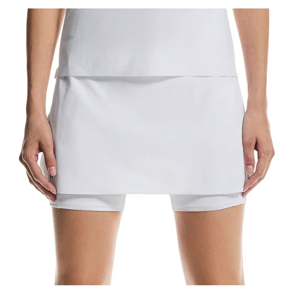 Women's Court Split Tennis Skirt White,Apparel,On,White,XS,Tennis Express,1WG10990069_3c2de000-22f9-4767-b65b-660ca6663f55