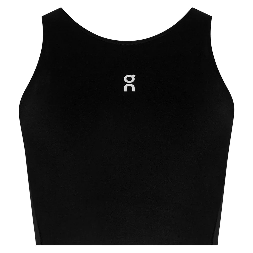 Women's Court Crop Tennis Top Black-Apparel-On-1WG11110553-712246Tennis Express