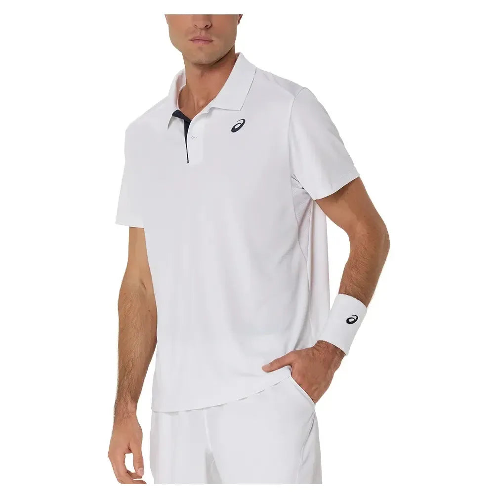 Men's Court Tennis Polo-Apparel-Asics-2041A340-F25-100-5-Tennis Express