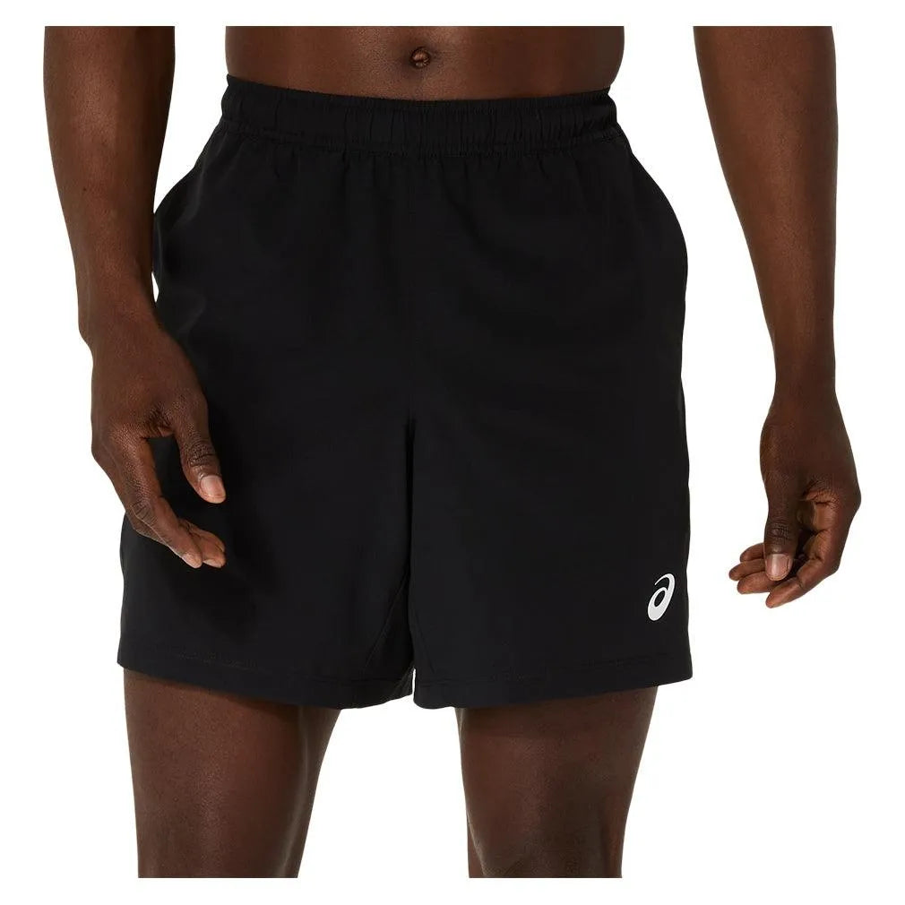 Men's Court 7 Inch Tennis Short Performance Black-Apparel-Asics-2041A344-001S25-3-Tennis Express