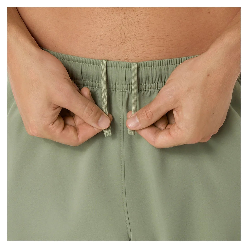 Men's Court 7 Inch Tennis Short Khaki Green,Apparel,Asics,,,Tennis Express,2041A344_301_2