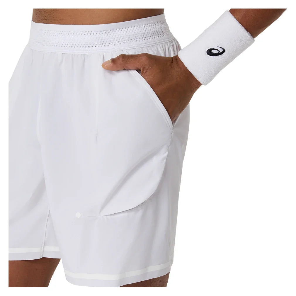 Men's Match 7 Inch Tennis Short,Apparel,Asics,,,Tennis Express,2041A388_100_2