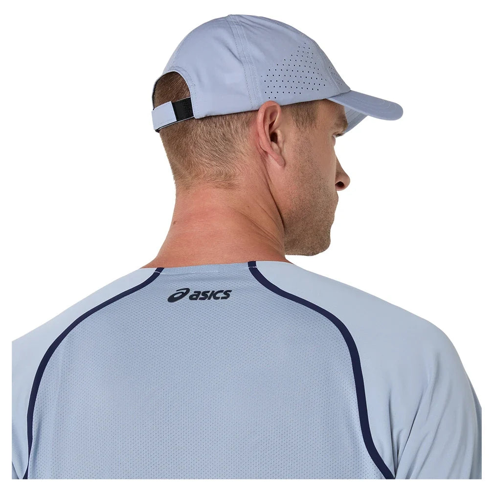 Men's Match Short Sleeve Tennis Top,Apparel,Asics,,,Tennis Express,2041A392_400_2