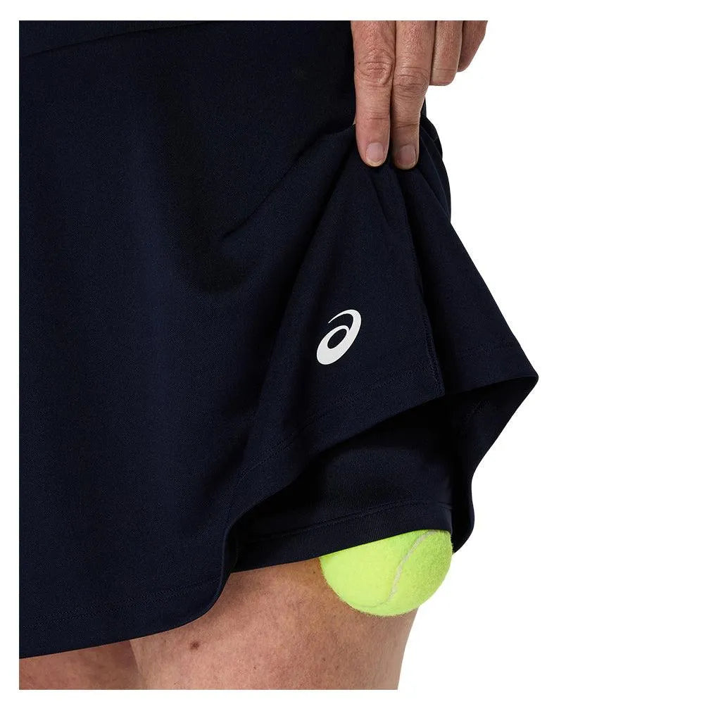 Women's Court Tennis Skort Midnight-Apparel-Asics-2042A369-400S25-7-Tennis Express