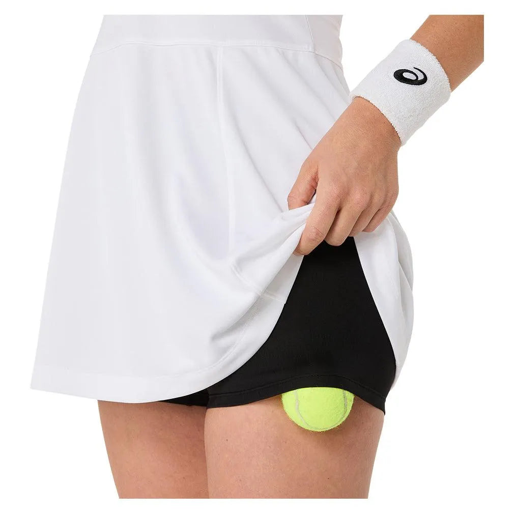 Women's Court Tennis Dress Brilliant White-Apparel-Asics-2042A372-101S25-7-Tennis Express